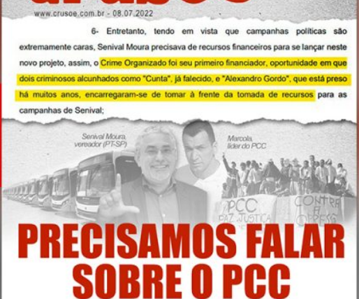 Capa da Revista Crusoé - ed. 219/2022 - Reprodução